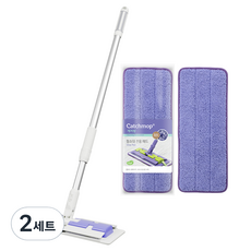 Catchmop 基本款拖把+Duo Pect清掃墊 2入, 2套