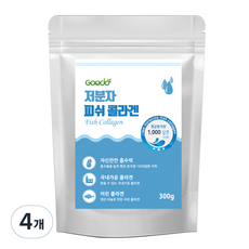 구도 저분자 피쉬콜라겐, 4개, 300g