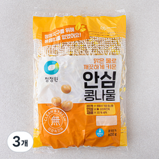 청정원 안심 콩나물, 600g, 3개