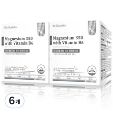 닥터엘리자베스 마그네슘 350 위드 비타민B6 90p, 6개, 90정