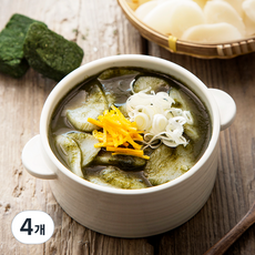 한번에 뚝딱 매생이떡국 4인분, 436g, 4개