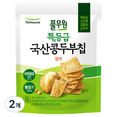 풀무원 특등급 콩 두부칩 감자, 40g, 2개