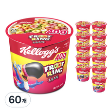 후루트링 컵 시리얼, 40g, 60개