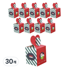 윰스 크리스마스 하트 포장박스, B타입, 30개