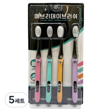 (股)The Youngju 365 Everyday Brush 一般刷毛牙刷4件組 原創, 5套, 1入