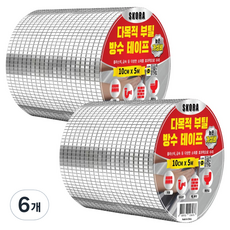 Skora 多功能丁基防水膠帶 10cm x 5m, 6個