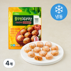 풀무원지구식단 김치애호박 이슬만두 (냉동), 1.02kg, 4개