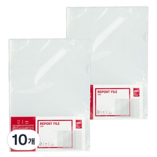 deLi 得力 L型文件夾 A4 E5706 10入, 透明, 10個