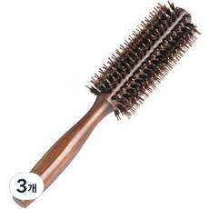 모닝셀러 미용실 헤어 스타일 롤 빗 스트레이트롤 M, 혼합색상, 3개