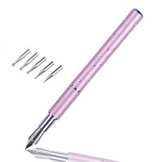 마켓감성 네일 도트 아트펜 도트봉, 핑크, 1세트