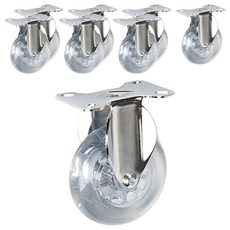 철물대장 인라인 캐스터 무소음 우레탄 바퀴 고정 대, 8개