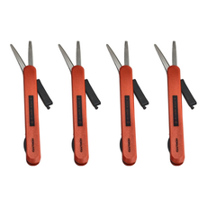 KOKUYO 國譽 a little special 攜帶型剪刀 (WSG-HSS320) 刀刃:不鏽鋼 ABS樹脂, 紅色, 4支