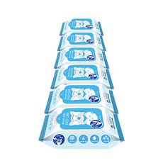 Dr.TISSUE 可沖馬桶寵物濕紙巾, 6個, 30張