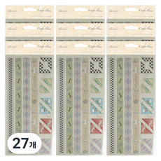 데어리즈 일러스트 펄 스티커 레트로스포츠, 27개, C