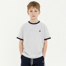 BEVERLY HILLS POLO CLUB 比佛利保羅 兒童Percy滾邊短袖T恤