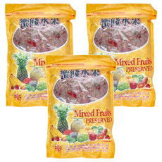 五惠 蜜餞水果, 1kg, 3包