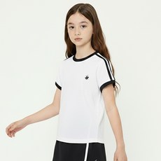 BEVERLY HILLS POLO CLUB 比佛利保羅 兒童Deker滾邊短袖T恤