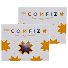 COMFIZ 康菲 幼幼3D醫療口罩 10.6 x 9.9cm 1~3歲, 兔兔寶貝 紫色, 30片, 2盒