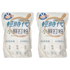 輕時代 小蘇打粉 清潔去污 消除異味, 1.2kg, 2包
