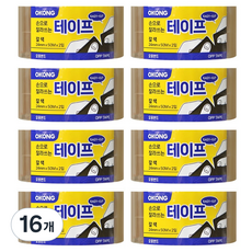오공 손으로 잘라쓰는 테이프 갈색 24mm x 50m 2p, 16개