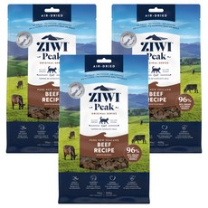 ZIWI Peak 滋益巔峰 全齡貓 紐西蘭鮮肉貓糧, 牛肉, 400g, 3袋