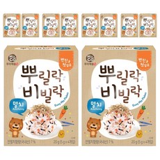 미즈앤코 뿌리락 비빌락 후레이크 4p, 멸치, 20g, 10개입