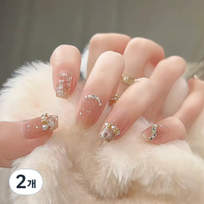 Pocket Master美甲藝術美甲貼紙 A523, 2個, 單色