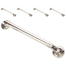 지오비즈 스텐 안전 손잡이, 5개, 실버