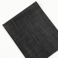 7支亞麻混紡布料 1/2麻, 09黑色