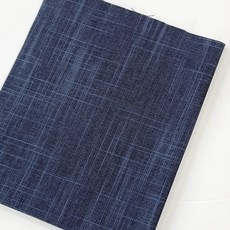 7支亞麻混紡布料 1/2麻, 37海軍