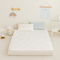 shez Home Duraron涼感墊, 白色小熊, 1入