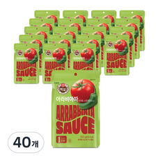 백설 아라비아따 토마토스파게티소스, 150g, 40개