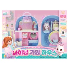 위시캣 아이냥 가방 하우스, 혼합색상, 1개