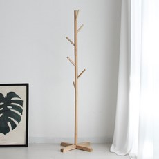 OLIVING 木製立式衣架, Natural Solid Wood