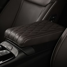 MAYTON 車用扶手高級中控台記憶棉坐墊, 深棕色, 1個