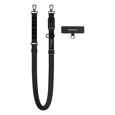 MAGEASY 20mm Fidlock Dual Utility Strap 機能快扣掛繩, 黑色, 1條