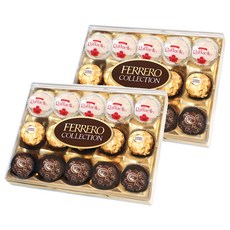 FERRERO ROCHER 金莎 盒裝綜合金莎巧克力 15顆裝, 162g, 2盒