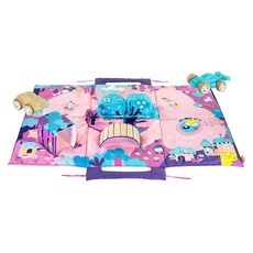 Miniland 交通車遊戲墊 3D場景 角色扮演 防汙可水洗 摺疊小體積, 紫色, 1個