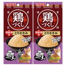 챠오츄르 고양이 치킨가득파우치 고령묘용 3p, 닭가슴살, 180g, 2개