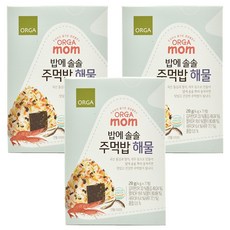 ORGA 孩童拌飯海苔香鬆, 海鮮口味, 28g, 3盒