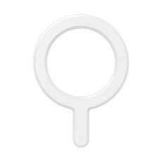 SINJIMORU MagSafe 兼容磁吸貼片 M-Plate, 1個, 白色