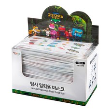 Tamsaa 兒童口罩 幫幫龍出動圖案, 印花款 白色, 50片, 1盒