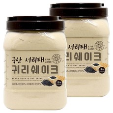 태광선식 국산서리태로 더욱 고소해진 귀리쉐이크, 1.2kg, 2개