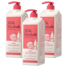 밀크바오밥 세라 트리트먼트 플로라부케, 1.2L, 3개