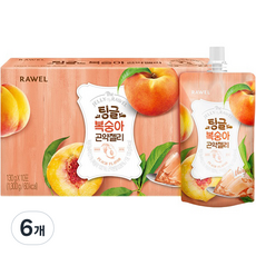 팅글 복숭아 곤약젤리 10개입, 1.3kg, 6개
