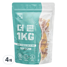 이수펫 강아지 더 큰 간식, 4개, 1kg, 오리고구마