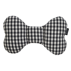 Malolotte 格紋糖果嬰兒頸枕, 黑色