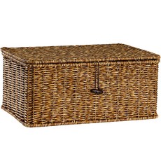 Ninshop 藤箱大號, 深棕色, 1個