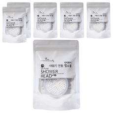 Dr.Pure 蓮蓬頭用除氯球替換濾芯, 無香, 6個