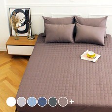 SCOHOME 素色絎縫棉質床包